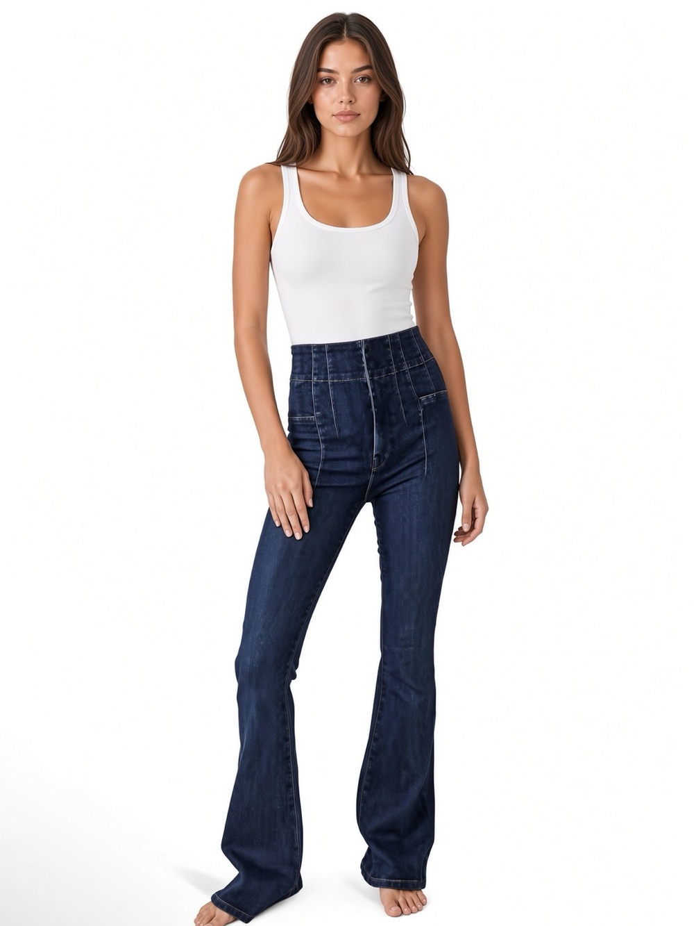NWT Free People We The Free Jayde Flare Jeans- Night Sky